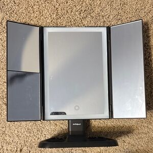 Tri-Fold LED Vanity Mirror